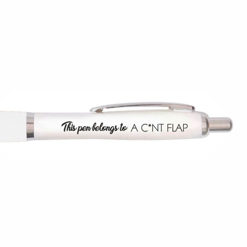 This Pen Belongs to a C*nt Flap – Metal Pen Gift Set