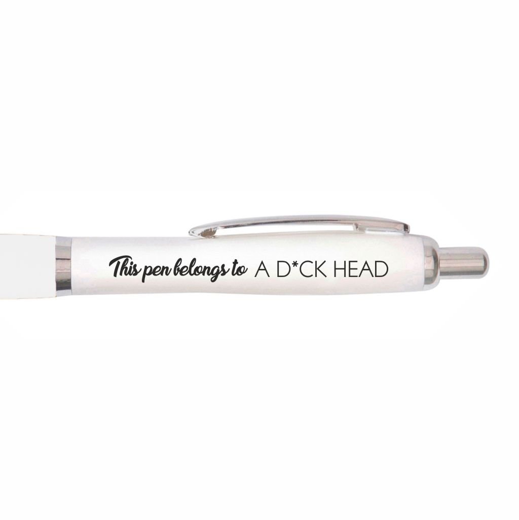 This Pen Belongs to a D*ck Head – Metal Pen Gift Set