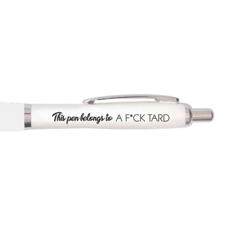 This Pen Belongs to a F*ck Tard – Metal Pen Gift Set